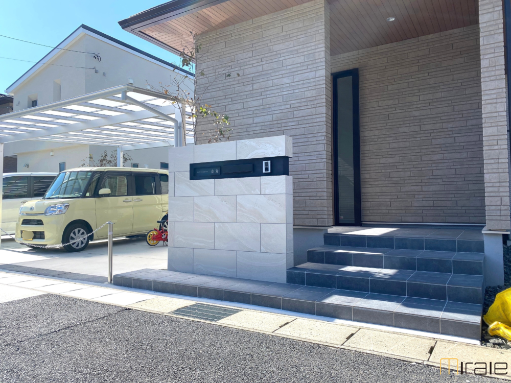 愛知県一宮市　新築外構工事|MIRAIE (運営会社：パートナーホーム株式会社) 